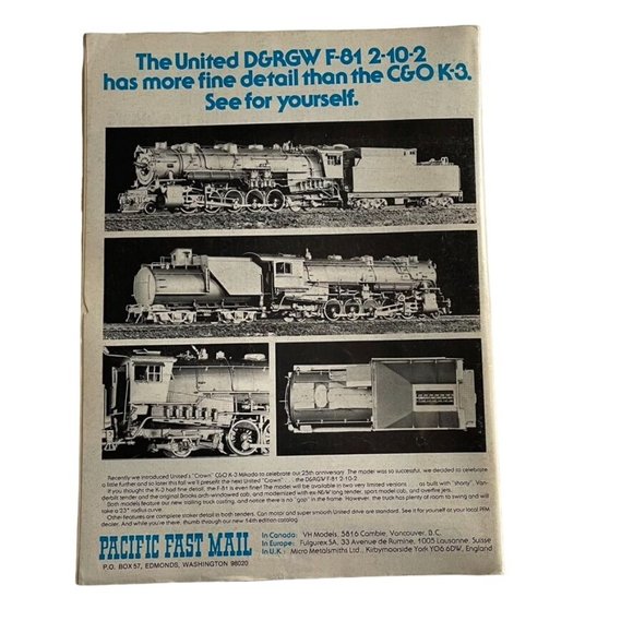 Model Railroader Magazine Back Issue October 1979 Vol 46 No 10 Cecil Mining Co u - Picture 2 of 7